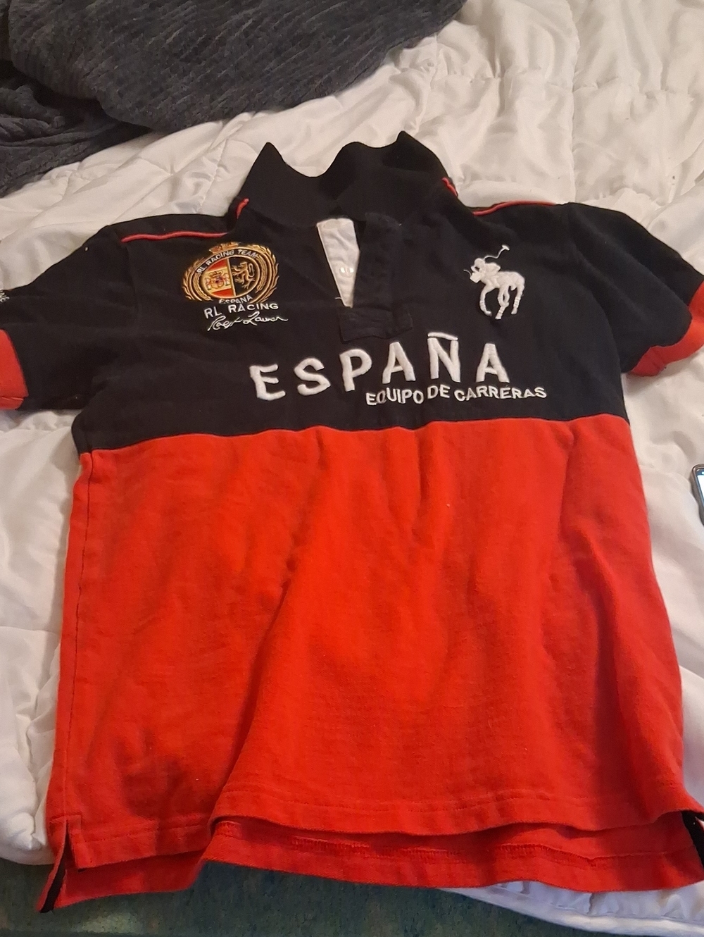 Mens Ralph Lauren Racing Shirt